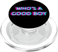 Who's A Good Boy Baby Alternative 2000s Aesthetic Graphic PopSockets PopGrip para MagSafe