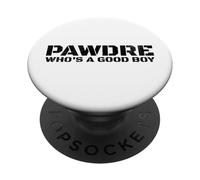 Who's A Good Boy, Vintage Dog Dad, Dog Father PopSockets PopGrip Adhesivo