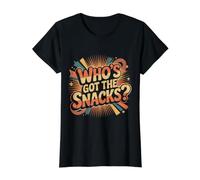 Who's Got The Snacks Antojo gastronómico |- Camiseta gráfica económica