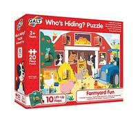 Galt Toys-Animales Who's Hiding Puzzle Farmyard Fun (James GALT 1)