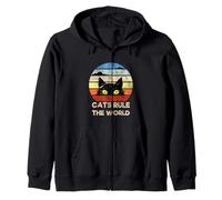 Who's There, Cool Funny Sarcastic Cats Graphic Cool Designs Sudadera con Capucha