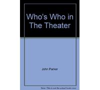 Who's Who in The Theater