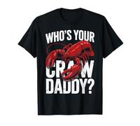 Who's Your Craw Daddy Camisa Crawfish Boil Funny Cajun Men Camiseta