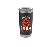 Who's Your Craw Daddy Crawfish Mardi Gras Festival de mariscos Vaso térmico de acero inoxidable de doble pared