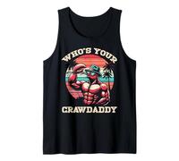 Who's Your CrawDaddy Crawfish Retro Crayfish Crawdad Dad Men Camiseta sin Mangas