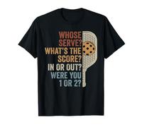 Whose Serve What's The Score Funny Pickleball Questions Camiseta
