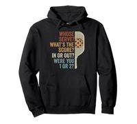 Whose Serve What's The Score Funny Pickleball Questions Sudadera con Capucha