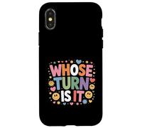 Whose Turn Is It Board Game Strategy Competitive - Carcasa para iPhone X/XS