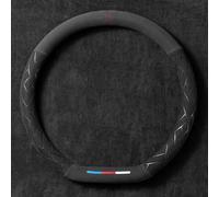 whpqjmt Funda Volante Coche para Citroen C1 C2 C3 C4 C5 C5X C6 C8 DS3 DS4 DS5, Accesorios Coches Interior Decoracion, de Fibra de Carbono, Antideslizantes, Ultraligeras