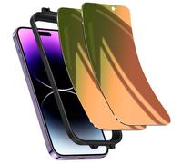 WHPXJY Protector de pantalla de privacidad para teléfono 14 Pro Max, película protectora de PET suave, protección ocular antiluz azul, tacto suave, inastillable, sin burbujas, fácil instalación (sin