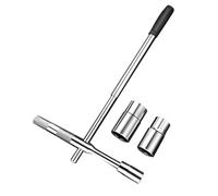 Whrcy Llave De Ruedas 4 En 1 | Llave de Rueda 4 Funciones - Extraíble Antideslizante de Alta Duración Herramienta para Ruedas para Cambio de y Reparación de Neumáticos en Terreno Difícil