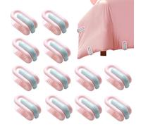 Whrcy Sujetadores para Funda Nórdica - Sujetador para Edredón Sin Alfileres,12 Piezas Reutilizables Sujetadores y Agarradores para Ropa de Cama y Manta - Y Sostenes para Hogar Y Dormitorio