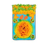 Whrcy Tapete de búsqueda para perros | Juguetes de enriquecimiento para cachorros, interactivo para eliminar el aburrimiento de la granja de zanahorias, tapete resistente a los masticables para