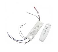 WHRLQXM 1-5pcs 2.4G Intelligent LED Driver 25-40Wx2 +220V RF Remote & App Control 220mA Dimming Lighting Transformer For LED Tape Ribbon(5PCS_with Extra 220V_with Remote)