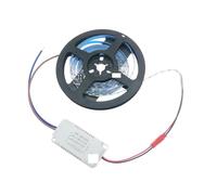 WHRLQXM 1m 2m 3meter SMD2835 LED Strip 5B10C 100D/m Light Ribbbon 3000K 4500K 6500K White&Warm&Neutral White For Panel Light Chandeliers(Warm White 3000K,Minute-3_with LED Driver)