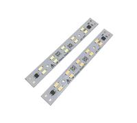 WHRLQXM 1pcs AC 220v LED Crystal Light Bar Strip 5W 120mm 160mm Driver Module SMD 5730 led PCB White Warm White T5 T8 Light Source(Whte,5W 120x20mm)