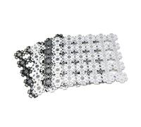 WHRLQXM 1W 3W 5W LED PCB Board 20mm White Black LED Aluminum Heat Sink Base Plate 2pin 4pin 6pin 8pin For High Power LED(8Pin Black)