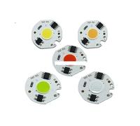 WHRLQXM 2-10pcs 3W 5W 7W 10W 12W LED COB Chip 220V Smart IC Driver Lamp Bulb Red Green Blue Light Source For DIY Flood Light Spotlight(Red,2 Pieces_3W)