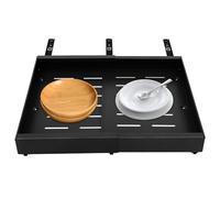 whsiodj Cajón telescópico extensible, longitud ajustable, 12,6 - 20,4 pulgadas, organizador de cajones, armario de cocina, 33 libras, capacidad de carga sin pegamento, sin agujeros, ahorra espacio (1