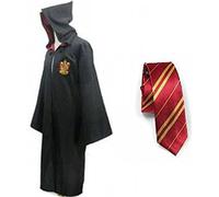 WHSUXAYC Bata de magia de Hogwarts, capa Gryffindor Ravenclaw, uniforme para adultos jóvenes, disfraz de Halloween Carnaval (rojo, M)