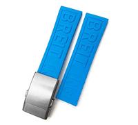 WHSY127 24Mm Silicone Rubber Replacement Strap - Avenger Superocean Heritage Watch (Black) Beautiful