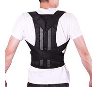 WHSY127 Adjustable Back Corrector Shoulder Lumbar Spine Brace Support Belt Health Care for Men Women Unisex (Color : Black, Size : L Code) Tools Beautiful