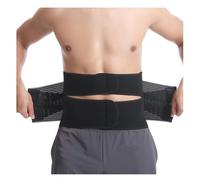 WHSY127 Adjustable Back Lumbar Support Belt Breathable Waist Brace Strap Support(Black,XL) Beautiful