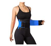 WHSY127 Back Brace Waist Decompression Belt Spine Breathable Support Corset Lumbar Support(Blue,3XL) Beautiful