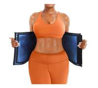 WHSY127 Back Waist Trainer Trimmer Corset Weight Loss Tummy Wrap Workout Belt Sweat Belly Band Support Beautiful