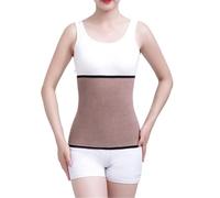 WHSY127 Back Waist Warming Compression Soft Elastic Winter Thin Support Belt Support(A) Beautiful