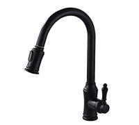 WHSY127 Brass Kitchen Faucet for Home Commercial Use - Elegant with Hot and Cold Water Control Beautiful