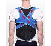 WHSY127 Breathable Corrector Adult Kyphosis Correction Belt Straight Back Male and Female Students Back Correction Belt (Color : Blue, Size : Medium) Tools Beautiful