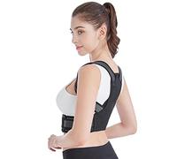 WHSY127 Corrector Adjustable Shoulder Breathable Elastic Mesh Fabric Invisible Back Support Clavicle Hunchback Brace for Adult Men Women Child,White,XL (White X) Beautiful