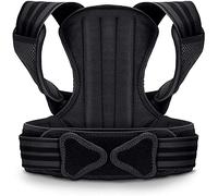 WHSY127 Corrector for Men and Women Spine and Back Support Providing Pain Relief for Neck Back Shoulders Adjustable (Color : Black, Size : Medium) Tools Beautiful