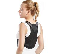 WHSY127 Corrector Full Corrector,Adjustable Breathable Lumbar Shoulder Support Belt Strap Kids Hunchback Improving Back (Color Black, Size : Medium) Beautiful