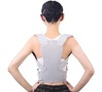 WHSY127 Corrector Hump Correction Belt Adjustable Straightener Providing Pain Relief from Neck Shoulder Back (Color White, Size : Small) Beautiful