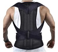 WHSY127 Corrector S-5XL Full Brace for Men WomenTeenagers,Adjustable Shoulder Lumbar Spine Support Belt Waist Trainer Pain Relief Back (Color Black, Size : XX-Large) Beautiful