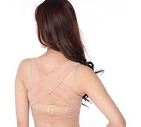 WHSY127 Corrector Scoliosis Back,Brace Spine Corset Belt Shoulder Therapy Waist Lumbar Support Poor Easy to Use Back (Color Skin Tone, Size : Medium) Beautiful