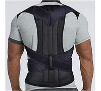 WHSY127 Corrects Women Men Lumbar Shoulder Support for Improvement Give and Pain Relief Back (Color Black, Size : Medium) Beautiful
