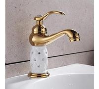 WHSY127 Elegant Single Handle Brass Faucet for Bathrooms - Matte Black Finish Beautiful