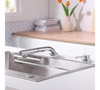 WHSY127 Flexible Pull-out Kitchen Sink Mixer Tap, Stylish and Space-Saving for Windows Sinks Beautiful