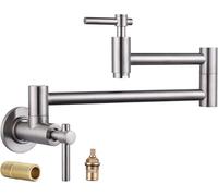 WHSY127 Kitchen Faucet with Pull Down Sprayer - Solid Brass Matte Black Finish (Bronze) for Home Beautiful