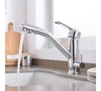 WHSY127 Kitchen Sink Faucet with Dual Control and Filter Integration - Easy Installation Beautiful