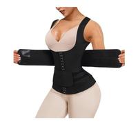 WHSY127 Lumbar Support Back Brace Sweat Waist Trainer Vest For Corset Trimmer Belt Sauna Suit Workout Top Sports Beautiful