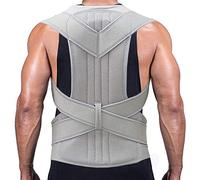 WHSY127 Male Female Adjustable Corrector Corset Back Brace Back Belt Lumbar Support Straight Corrector Backwards S-XXL (Color : Gray, Size : Large) Tools Beautiful