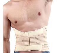 WHSY127 Men's Workout Waist Trimmer for Slimming, Sweat Tummy Control Shapewear Breathable Belly Wrap Back Support Beautiful