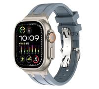 WHSY127 Premium Silicone Sports Band for Ultra Series iWatch 4 SE 42mm - Butterfly Buckle Beautiful