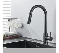 WHSY127 Pull out Touch Kitchen Faucet with Pull-out Sprayer for Black, Brushed Nickel/Gold Beautiful