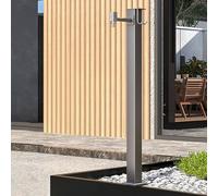 WHSY127 Stainless Steel Freestanding Pillar Faucet Frost Resistant Garden Tap for Landscaping and Irrigation - Ground Mounted Watering Station Beautiful