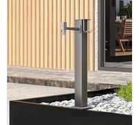 WHSY127 Stainless Steel Freestanding Pillar Faucet Frost Resistant Garden Tap for Landscaping and Irrigation - Ground Mounted Watering Station Beautiful